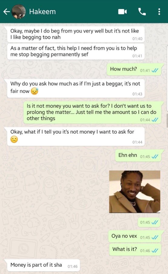 HaYoMiDe_'s tweet photo. The most funny conversation you’ll see today 🤣🤣🤣

Check thread for the ending https://t.co/vXe2vcAzm5
