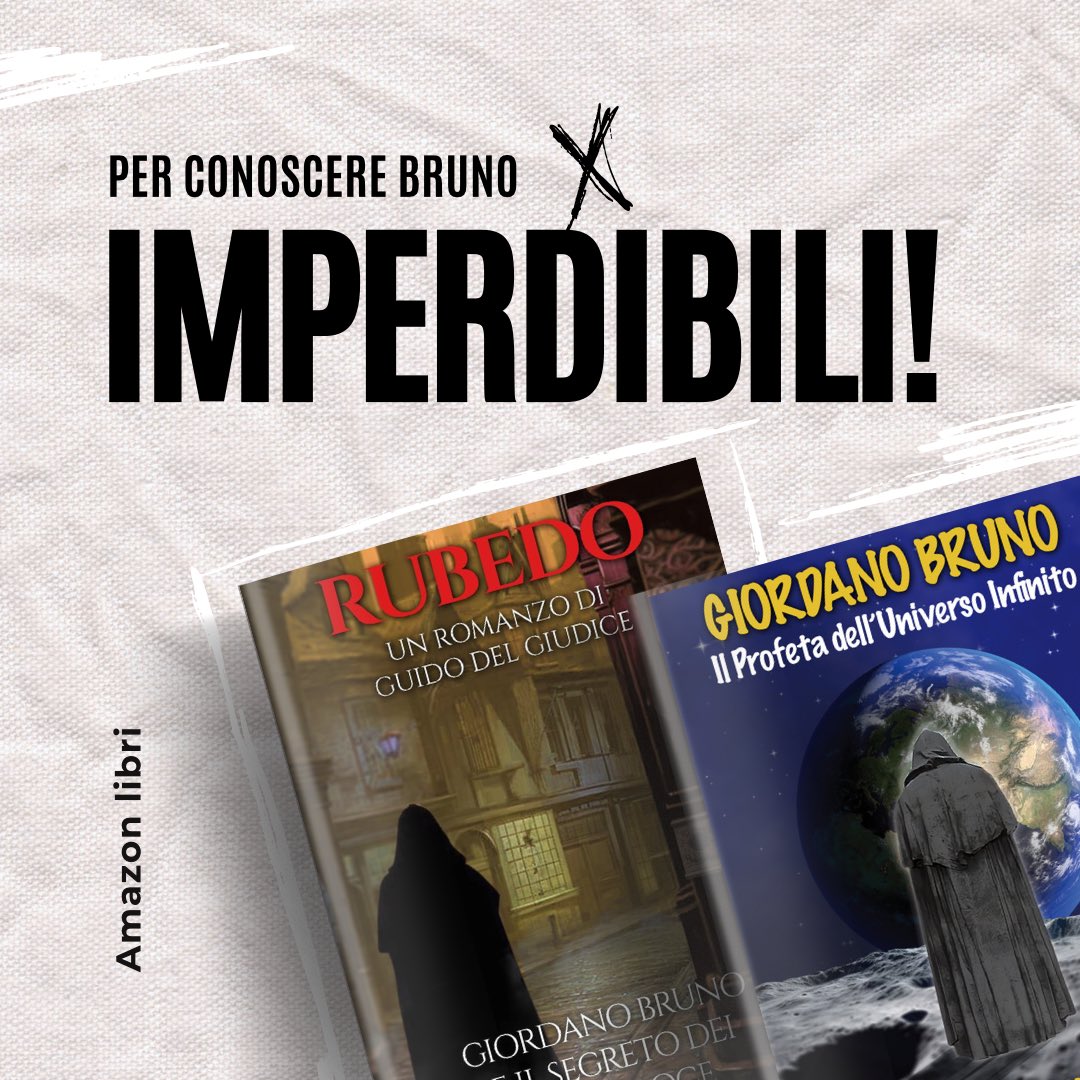 ilNolano's tweet photo. 17 febbraio 2024
https://t.co/FRjRmH7tWu anniversario del rogo di Campo de’ fiori. 
Per conoscere Giordano Bruno:
“Il Profeta dell’universo infinito” https://t.co/dBXvTNkSfa
“RUBEDO. #GiordanoBruno e il segreto dei #Rosacroce” https://t.co/4rB5BWV3Db https://t.co/sbMDUMJVUU