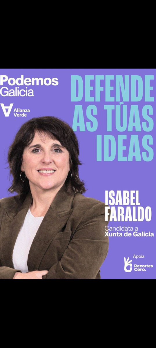 SXTrece's tweet image. Hola compis, mañana es el final de campaña en las elecciones en Galicia. 
Me ayudáis entre todos y todas a conseguir hacer tendencia en X a Isabel Faraldo? Vamos a darle caña 💪

#ElCambioEsIsabelFaraldo