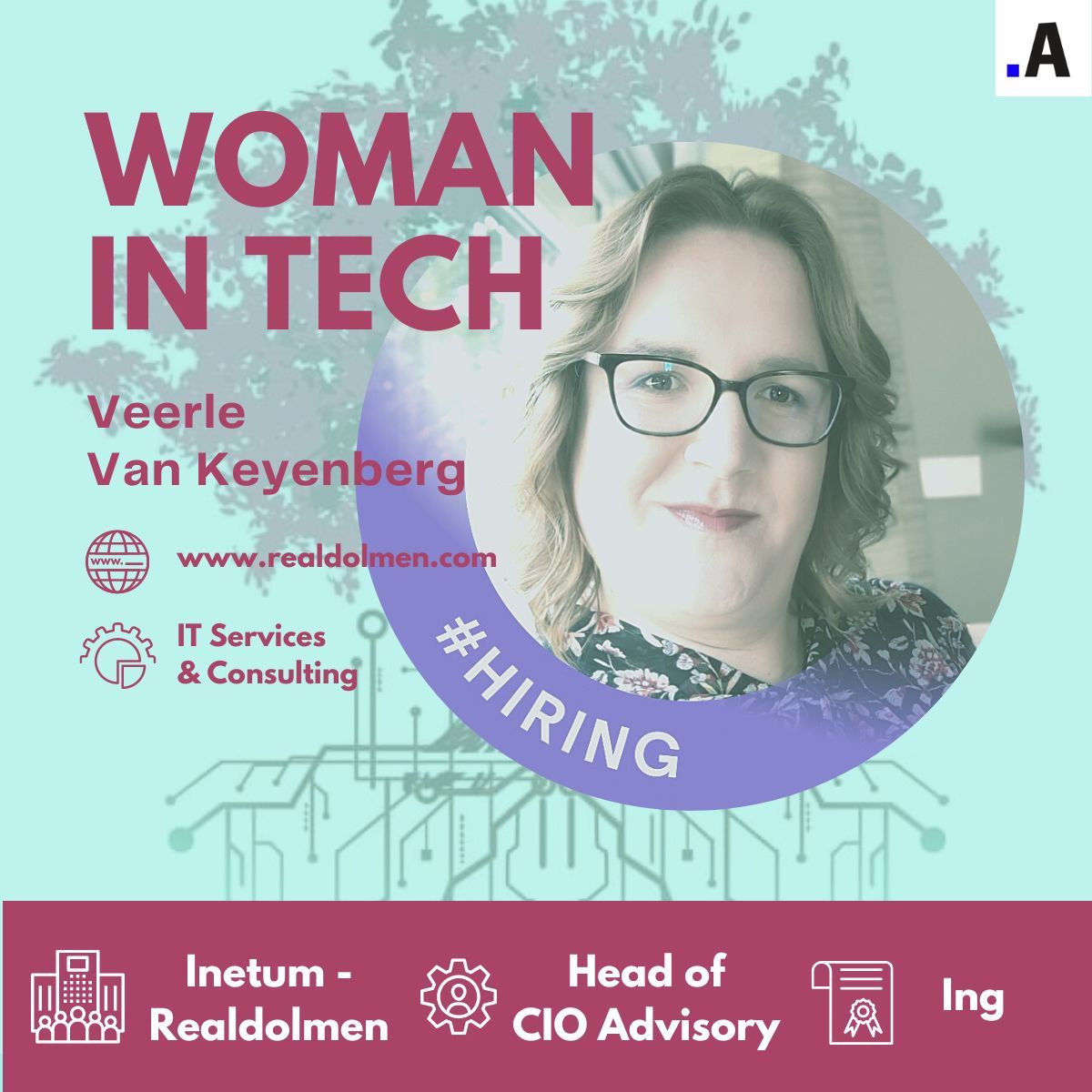 Laurence Jacobs (@laurenceajacobs) on Twitter photo Woman in Tech of the Day: <a href="/veerlevk83/">Veerle Van Keyenberg</a> Head of CIO Advisory at @Realdolmen
More inspiration: buff.ly/3kLtxBa
Part of the #365womenintech campaign to spotlight 1 female founder/CEO/employee every day #BEWomenInTech #Rolemodel #Femaleleadership #bedigitaltogether Woman in Tech of the Day: <a href="/veerlevk83/">Veerle Van Keyenberg</a> Head of CIO Advisory at @Realdolmen
More inspiration: buff.ly/3kLtxBa
Part of the #365womenintech campaign to spotlight 1 female founder/CEO/employee every day #BEWomenInTech #Rolemodel #Femaleleadership #bedigitaltogether