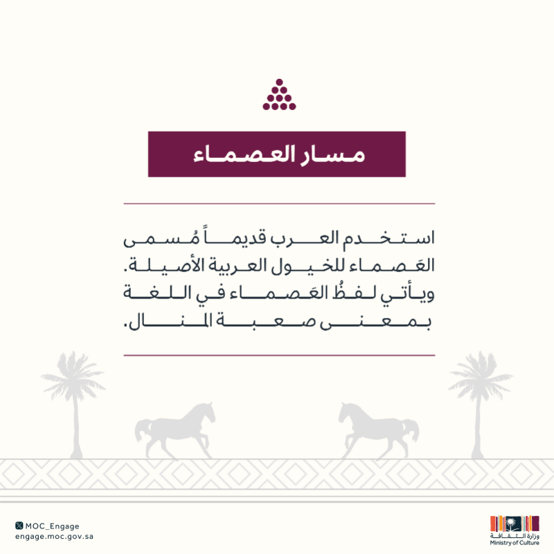 MoC_Engage's tweet photo. منيفة أو يعبوب أو المطرف أو العصماء .. في كل مسار مجال واسع للأفكار🤩

اختر مسارك وشارك في المسابقة الوطنية لـ #تصميم_أوشحة_الخيل 🔻

#الفعاليات_الثقافية