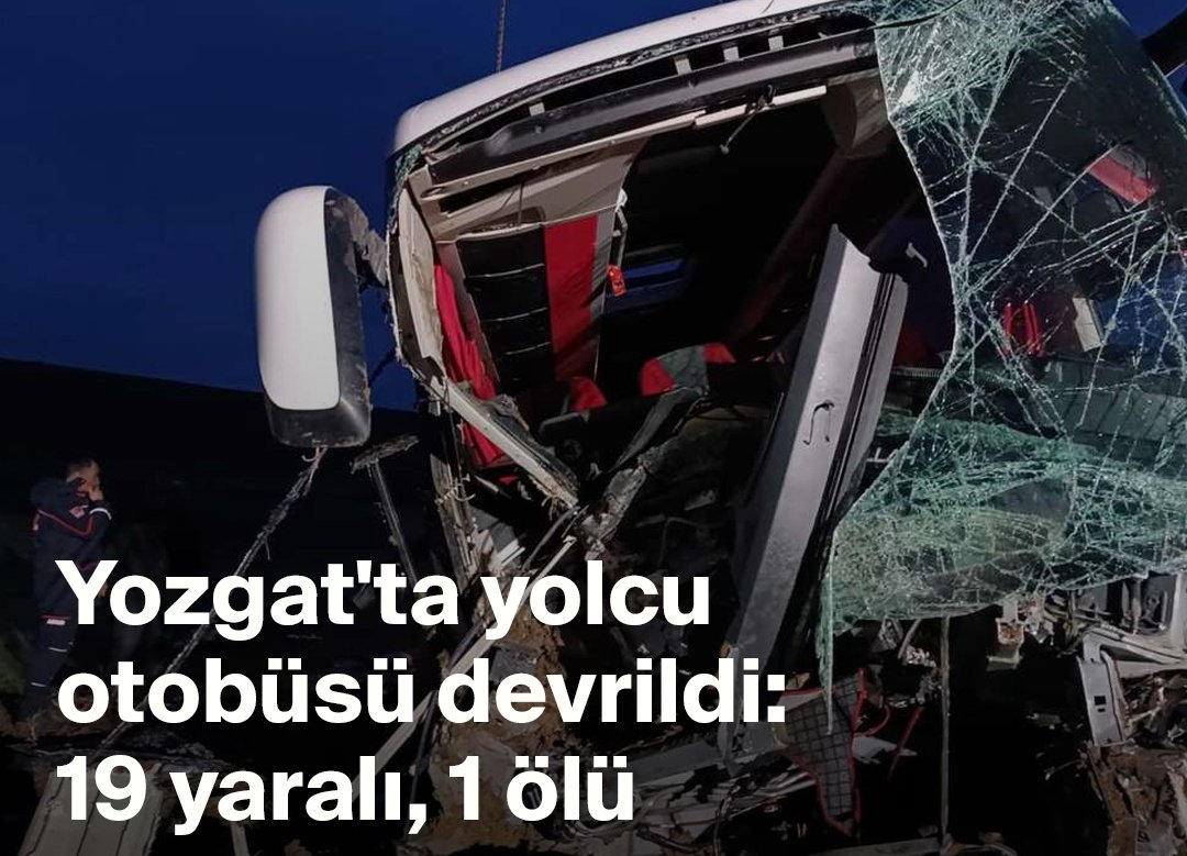 dilanldila's tweet photo. #Mersin'in #Tarsus ilçesinden Amasya'ya gitmek için yola çıkan yolcu otobüsü, Yozgat-Kayseri kara yolunun Battal köyü yakınlarında kontrolden çıkarak devrildi.

🔴Kazada, şoför ve otobüs çalışanlarının da bulunduğu 19 kişi yaralandı. https://t.co/Ewi0Nwoozx