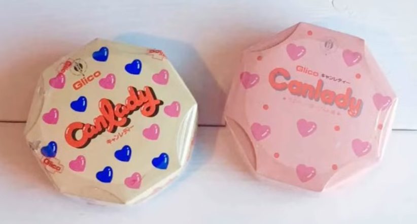 キャンレディー グリコ 空き箱 昭和レトロ 箱のみの出品 グリコ キャン