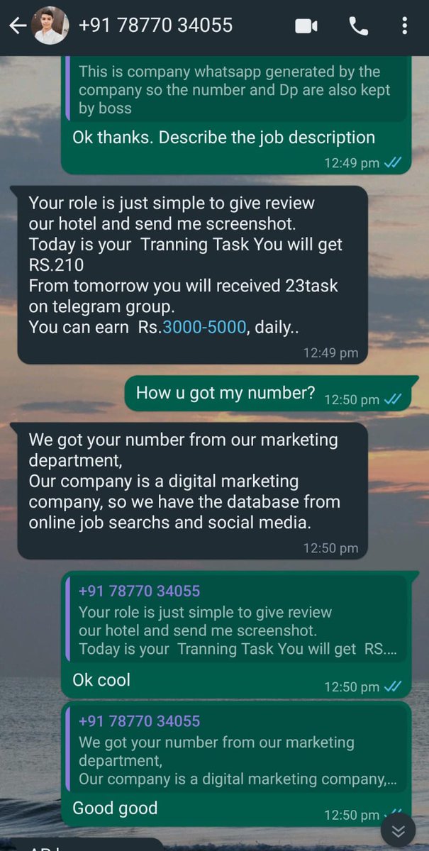 CjJinis's tweet photo. Hi Randstad,I received a message from an unknown person using your company name in illegal activities and asking for money,and using someone's picture without there concernkindly take necessary action.

@RandstadIndia @RandstadDigital @RandstadUSA  @RandstadCanada https://t.co/kYXSV5THw4