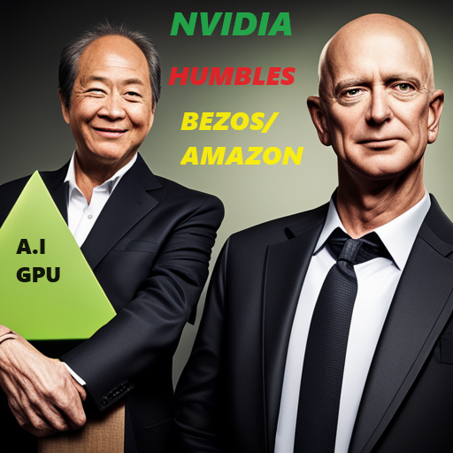 H2YLProperties's tweet photo. Nvidia Embarrasses Amazon by Taking their Market Value. Continue... https://t.co/VmVMX0BNlS 

#nvidia #Embarrasses #amazonfind #MarketValue #Battle #techindustry #stockmarket #investmentstrategy https://t.co/OT3dF0qaJt