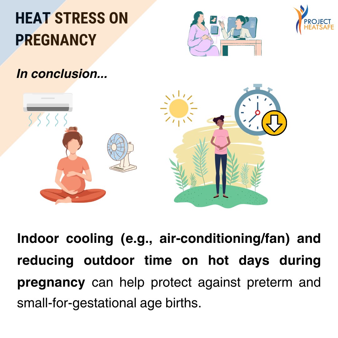 Project HeatSafe (@projectheatsafe) on Twitter photo Extreme heat can affect pregnancy. In Project HeatSafe, we studied the risk of preterm and small-for-gestational age births from over 30,000 births in Singapore, and conducted a survey on behavioural changes during pregnancy. Here are our findings:
<a href="/NUSMedicine/">Yong Loo Lin School of Medicine</a> <a href="/heathealth_info/">Global Heat Health Information Network</a> Extreme heat can affect pregnancy. In Project HeatSafe, we studied the risk of preterm and small-for-gestational age births from over 30,000 births in Singapore, and conducted a survey on behavioural changes during pregnancy. Here are our findings:
<a href="/NUSMedicine/">Yong Loo Lin School of Medicine</a> <a href="/heathealth_info/">Global Heat Health Information Network</a>
