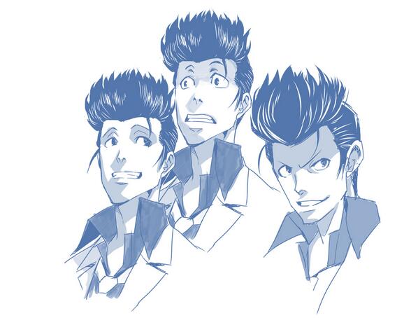 超昔に描いたやつ。
ペルソナ3の順平の髪型変えたら結構葛葉キョウジな件。 