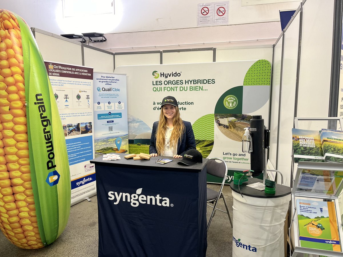 #congrèsEDT Juliette vous attend sur le stand <a href="/SyngentaFrance/">SyngentaFrance</a> partenaire des EDT