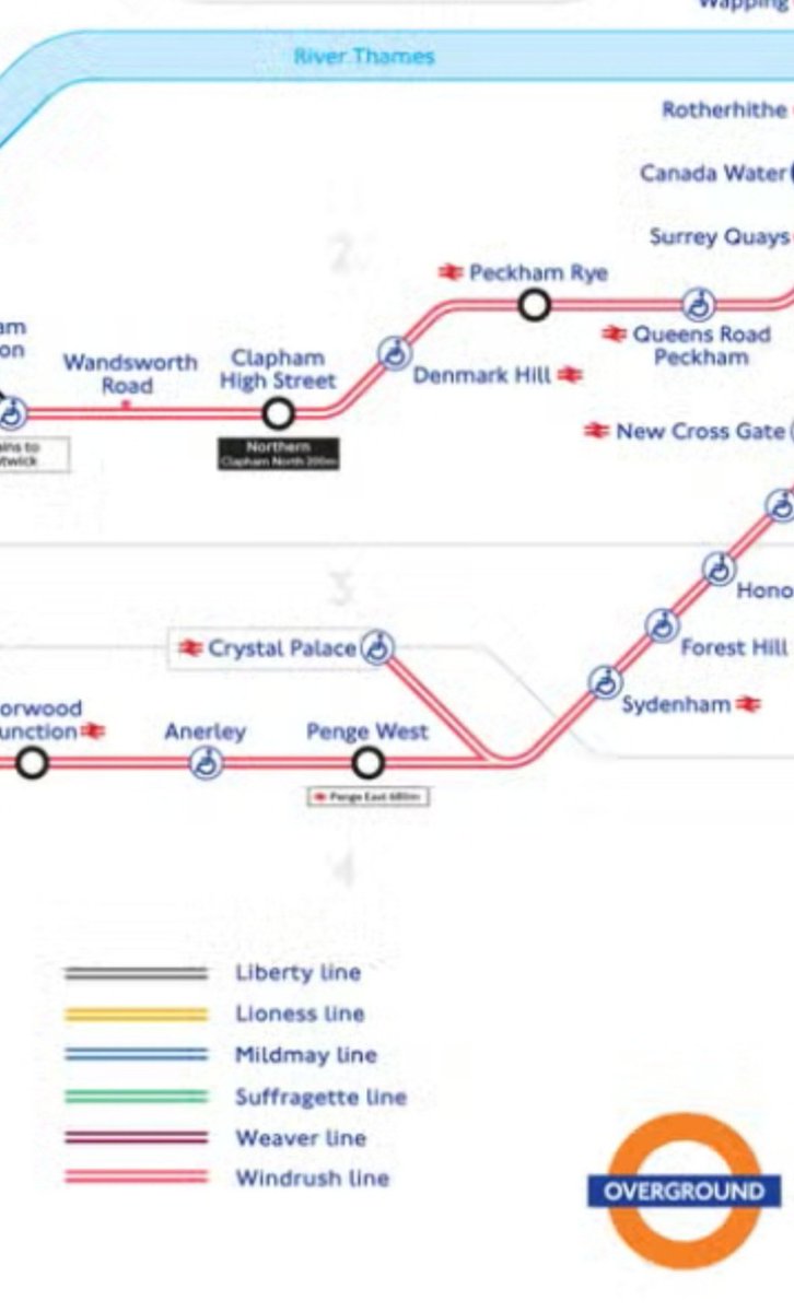 GuidesLambeth's tweet image. While there are no alighting points in Brixton, the area most associated with the Windrush Generation ( and location of Windrush Square), the line runs close to Coldharbour Lane, passes through the Brixton area and stops at Clapham High St, and Wandsworth Rd. 
#WindrushLine