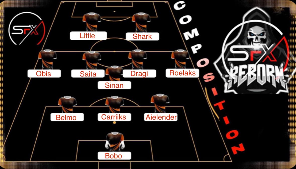 Mardi13 février FIFA CLUB PRO SFX Reborn

21  abyssal coupe 🇧🇪
21 h 20  STM LONDON     VST 
21 h 40  FC Lutèces VPG🇨🇭
22  Eleven legend woc
22 h 20AS FLORAL     VPG🇧🇪
22 h 40  ELT White Wolf VPG🇧🇪