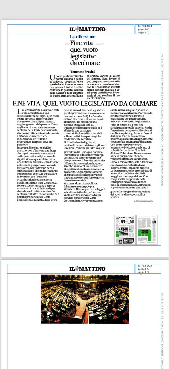 #eutanasia #finevita @revistaTRCUNED @cepcgob @Montecitorio @Palazzo_Chigi @SenatoStampa @CorteCost @ass_coscioni @marcocappato @antoniopolito1