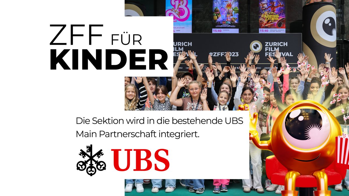 🌟 Wir haben aufregende Neuigkeiten: Die Sektion «ZFF für Kinder» wird in die bestehende UBS Main Partnerschaft integriert. Mehr über die Partnerschaft erfährst du auf unserer Webseite: zff.com/de/stories/new… #MainPartner #ZFFfürKinder #News #UBS @UBSschweiz