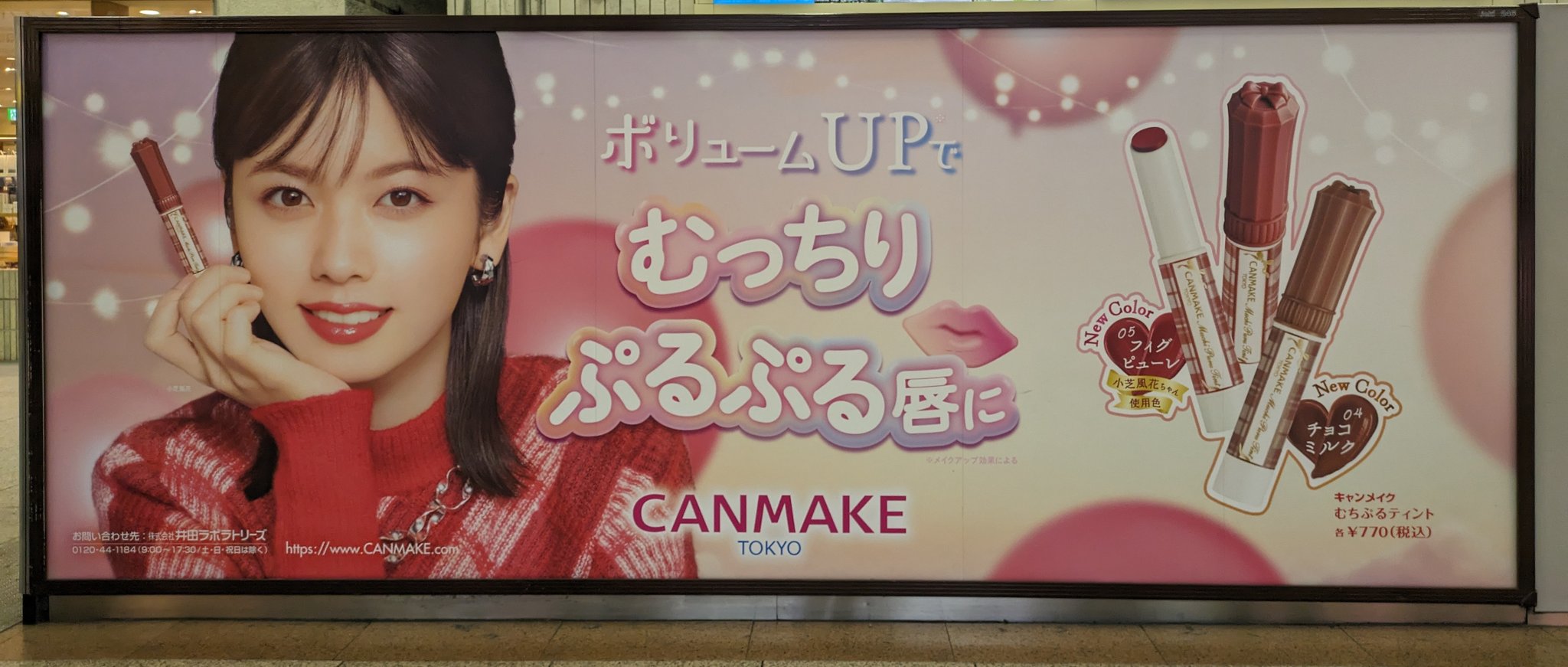 レア　CANMAKE TOKYO 小芝風花さん　販促パネル2枚セット レア CANMAKE TOKYO 小芝風花さん 販促パネル2枚セット - メルカリ