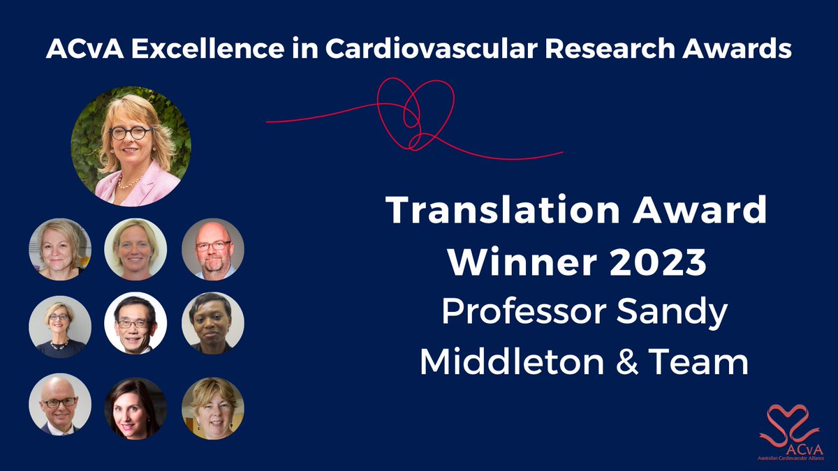 OzCvA's tweet image. Congratulations to @NurseResearch &amp;amp; her team our 2023 #ACvAAwards Translation Award Winners whose nurse-initiated Protocols for post-stroke care have significantly reduced mortality &amp;amp; disability.
@ACUmedia @KerryDozheart @kovacic_jason
ozheart.org/programs-and-e…