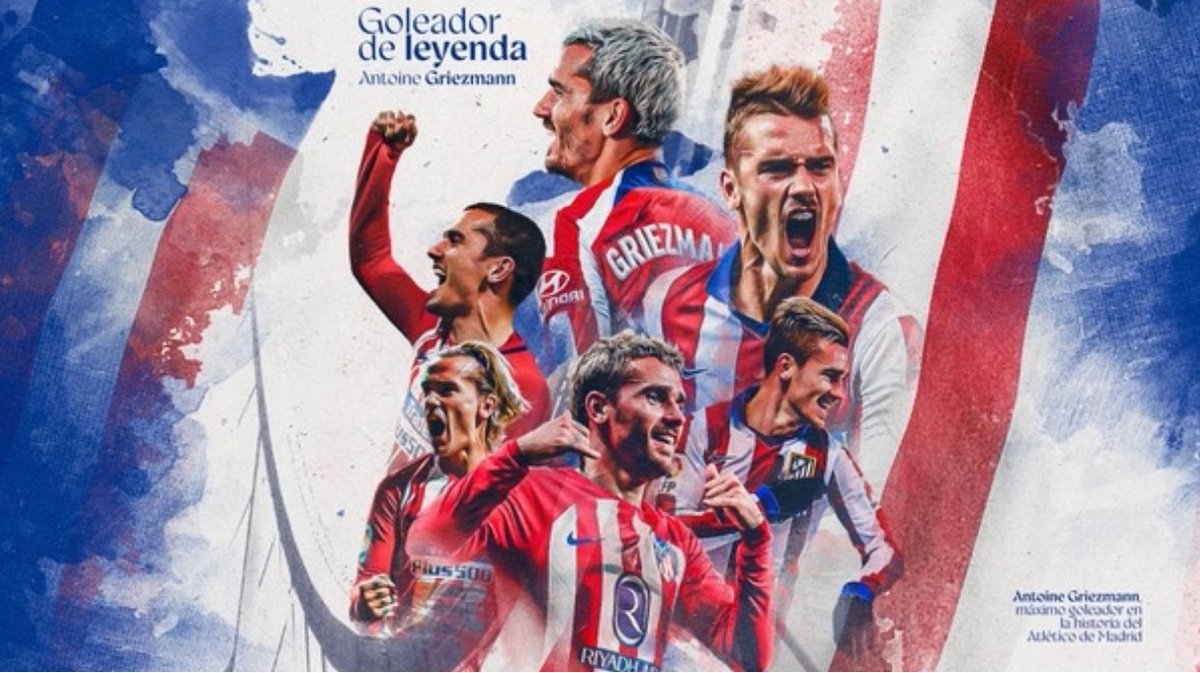 Hoy 13:30 #Goleadordeleyenda @AntoGriezmann