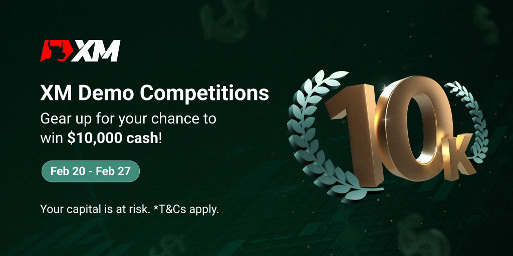 XM_COM's tweet photo. We’re giving away $10,000 in cash to 25 winners. Could you be one of them? Join our next Demo competition to find out. It’s free!  Secure your spot today.  ➡️ https://t.co/b4yZCxXnh1 

#XM #XMCompetitions #TradingCompetitions #JoinTheCompetition #TradingPrizes https://t.co/ch8mIK9obZ