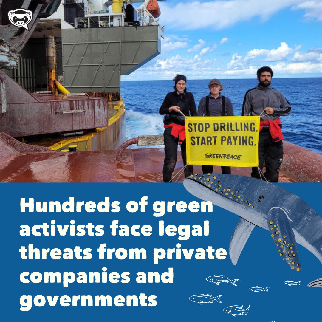 🔴NEW: Hundreds of environmental campaigners in the UK have received legal threats, prompting claims that private companies and the state are increasingly trying to silence critics with huge legal bills. Read the full story here: bit.ly/3OLDY3o?utm_so…