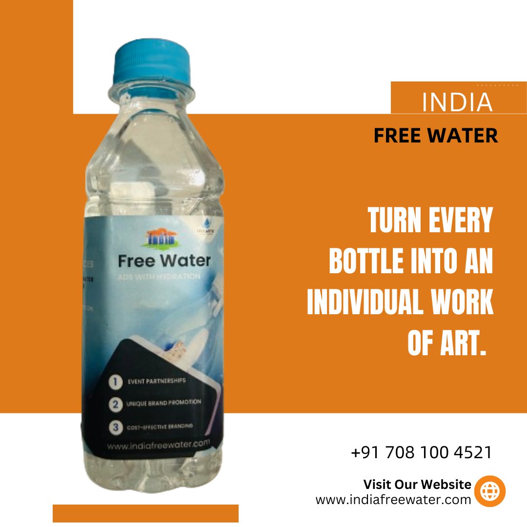 IndiaFreewater's tweet image. Quenching thirst, one custom bottle at a time. 💧✨ 

📞 +91 708 100 4521
📧 advertise@indiafreewater.com
🌐 indiafreewater.com

#indiafreewater
#hydrateinstyle💦
#CustomH2O
#PersonalizedHydration
#EventRefreshments
#BottleBranding
#TailoredThirstQuenchers
#SipInStyle
#Brand