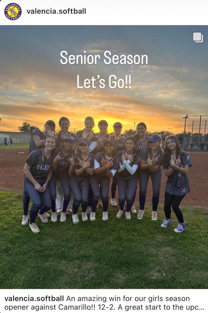 allysonwolf2024's tweet photo. First game yesterday against Camarillo yesterday W 12-1! Excited for the season!! 🥎💜😈 https://t.co/mgh8cwUtNU