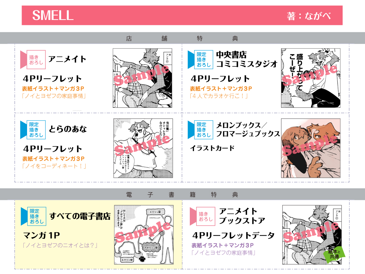 ながべ SMELL くじメイト C賞 ノイ　ヨゼフ アニメイト通販「くじメイト」から『SMELL』オンラインくじが