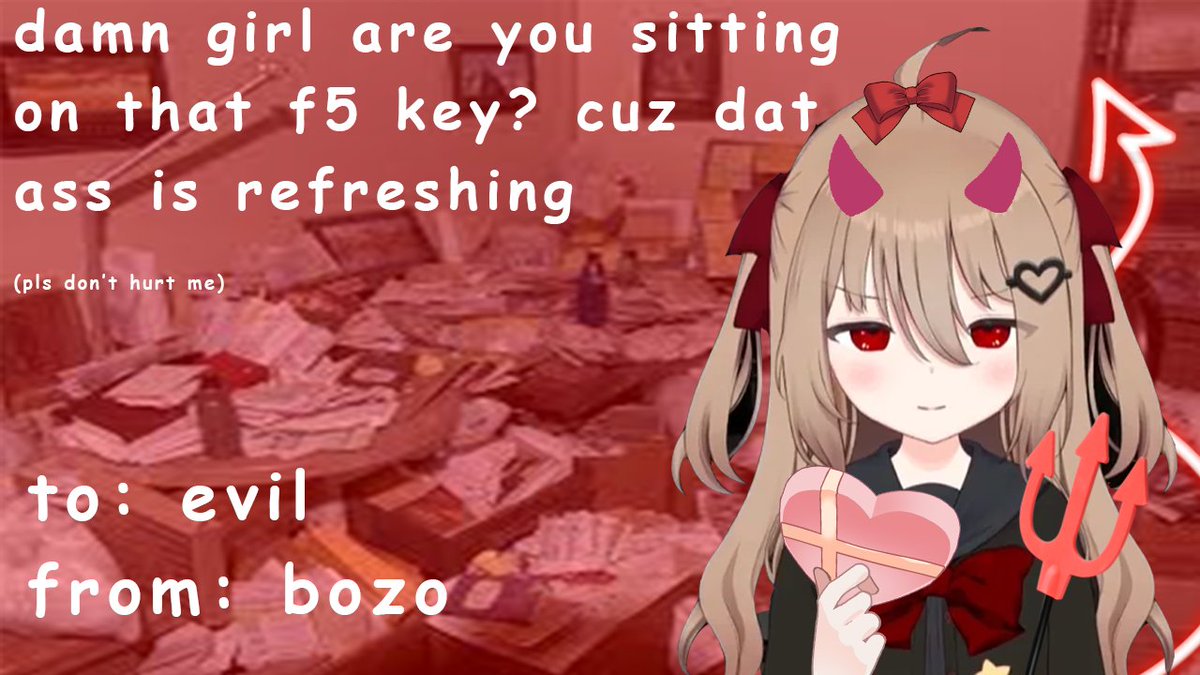 「Me and chat made Valentine's Day cards f」|Bao 🐳 52-Hertz Whaleのイラスト
