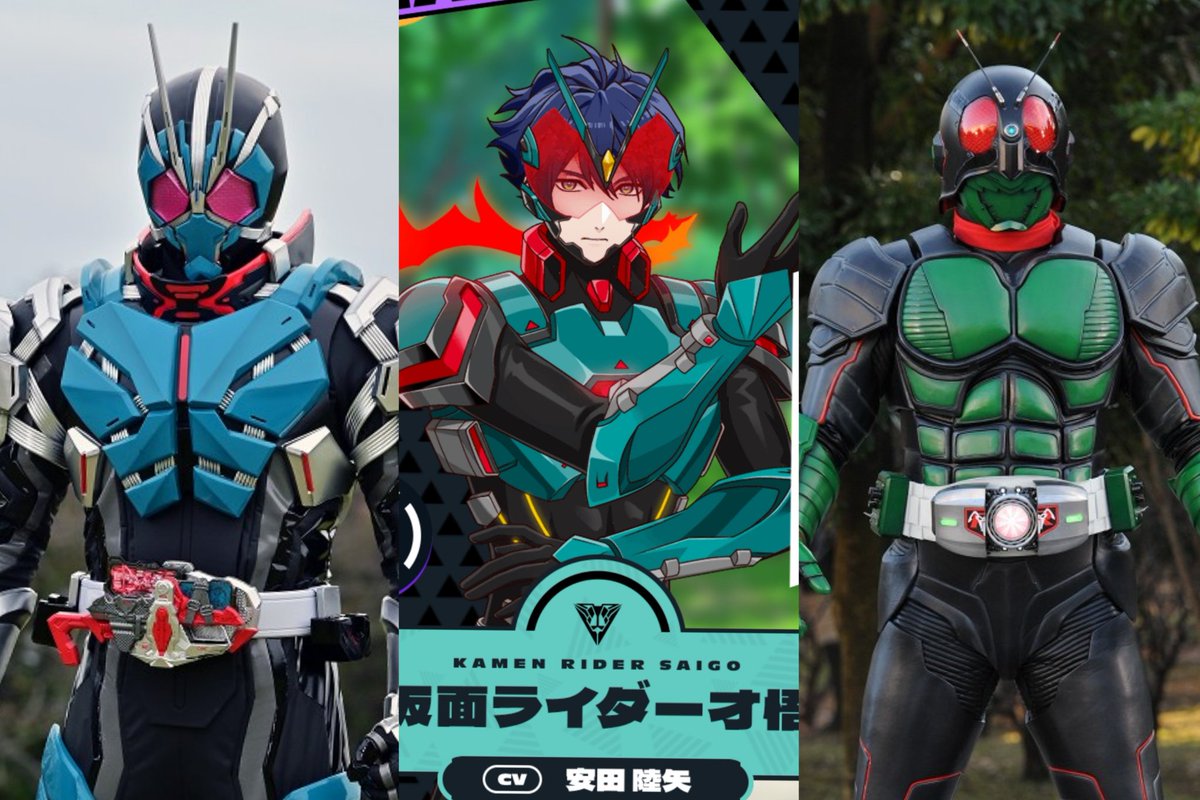 仮面ライダー才悟、まあどう見ても1号モチーフなんだけど色味といい