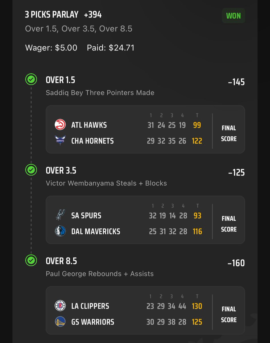WolvesPropPicks's tweet photo. C4 here, we’re going to try and be more active on here, and the discord.
YouTube coming soon as well!

These the picks we hit today in the GC

Let’s eat tomorrow boys

#DraftKings #SleeperPicks #SleeperApp #sportsbetting #PrizePicks  #Underdog  #fanduel https://t.co/rhezwnJeKo