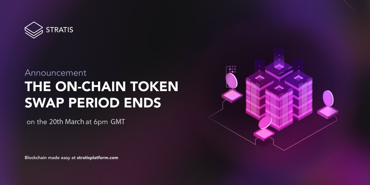 XertraPlatform's tweet image. The On-chain swap to StratisEVM ends on the 20th March at 6pm

$STRAX holders will get 1:10 when StratisEVM goes live on the 21st March.

Info⬇️
stratisplatform.com/2024/01/03/str…

#blockchain #EVM #stratis