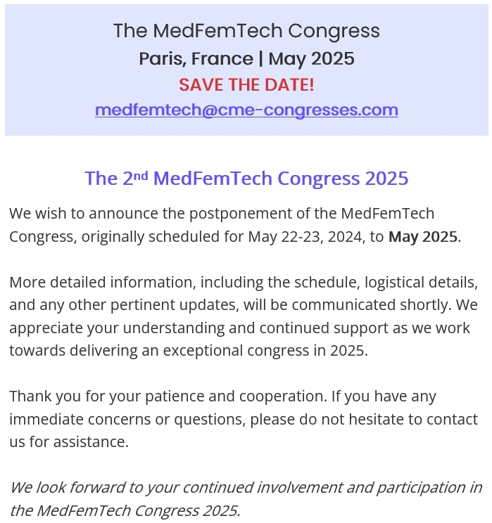 MedFemTech Congress tweet media