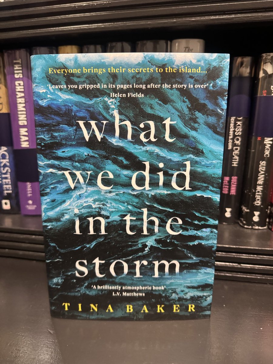 Happiest of happy publication days 🥳 to the wonderful ⁦@TinaBakerBooks⁩ for #WhatWeDidInTheStorm 🌊 Out today from ⁦@ViperBooks⁩