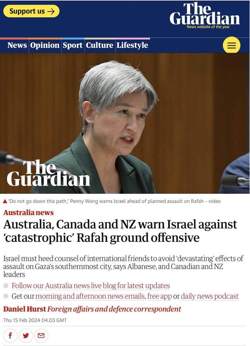 Ostrov_A's tweet photo. Australia is surrounded by water. NZ's biggest concern is not being overrun by sheep. And Canada is safe only because it has America protecting its border.

So, sit this one out guys and don't lecture Israel, after Hamas terrorists massacred, raped &amp; abducted our loved ones! https://t.co/K4KtvfZ05Z