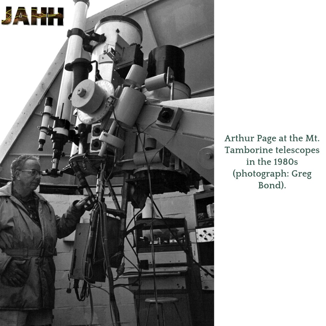 🌌✨ ARTHUR ANTHONY PAGE: AT THE FOREFRONT OFQUEENSLAND ASTRONOMY DURING THE SECOND HALFOF THE TWENTIETH CENTURY 🔭 🌟

JAHH, 26(4), 833–864 (2023) by Peter Anderson and Wayne Orchiston.

sciengine.com/JAHH/doi/10.37…