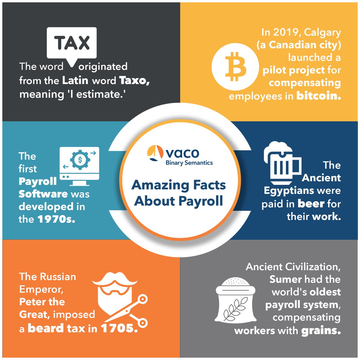 Explore the fascinating realm of #payroll with some unknown #facts, and share the one that captivates you the most in the comments section. . #finance #financeandaccounting #VacoIndia