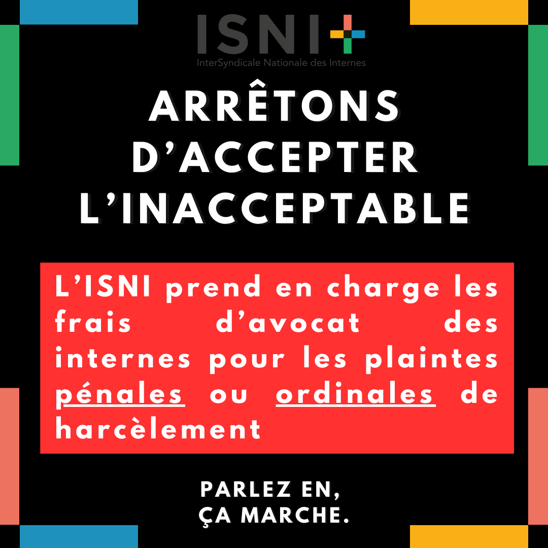 [TW: HARCÈLEMENT] 📢 Grande première, une condamnation ordinale pour des faits de harcèlement ! 📝 Si la peine est trop courte, la décision reste historique : les harceleurs·euses ne sont plus les bienvenu·e·s à l’hôpital. 💪 L'ISNI s'engage contre les VSS !