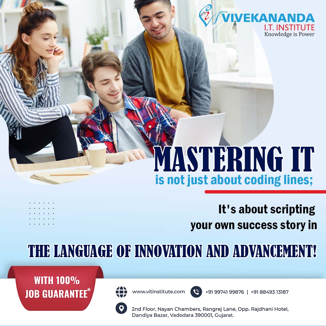 Transform your passion for technology into a masterpiece of innovation! 🌟  🖥️ 🎓  🤝  ✨

#IT #importanceofitlearning #iteducation #education #cisco #CCNA #ccnp #cybersecurity #cyberops #GurukulOfNetworking #VivekanandaITinstitute #ITtraininginstitute #VIT #Vadodaracity
