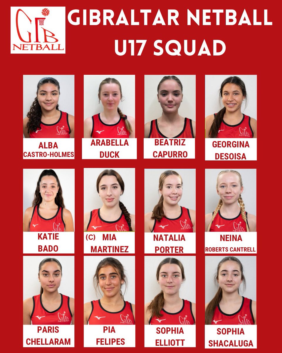 Gib_Netball's tweet photo. Our U17s selected to represent Gibraltar at the @EuropeNetball Challenge Tournament in 3 weeks!🇬🇮🤩
Some of our team members are still looking for sponsorship. If any company is able to contribute, msg us 😊

Tickets are already out - https://t.co/jktgjyCYwY

#GibNetball #U17s https://t.co/LGuj2IuCik