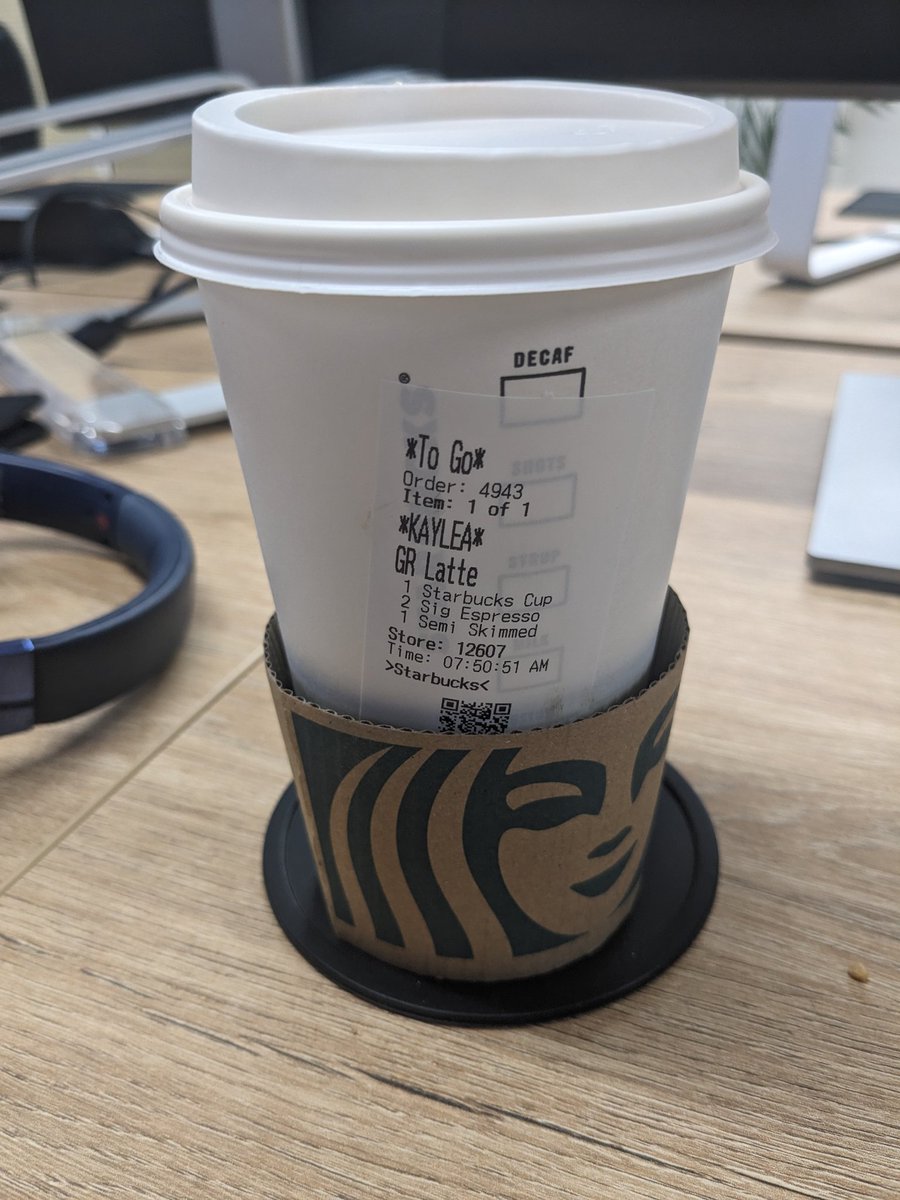 It finally happened. The quest is over. After many many Kellys and Kayleighs I have finally found someone in <a href="/Starbucks/">Starbucks</a> who spelt my name correctly without prompting.