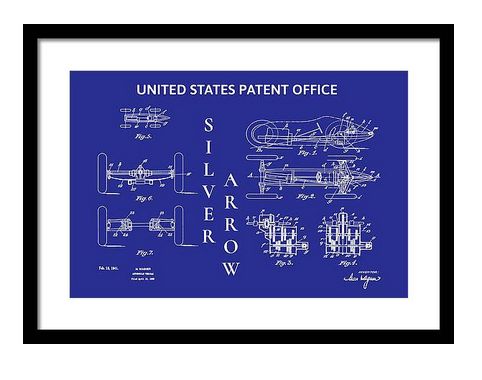 Mercedes Silver Arrow - Patent Art Poster Blueprint. This image is on many items in my shop, get it at:
fineartamerica.com/featured/merce…
#MoonWoodsShop #ArtForSale #AYearForArt #giftideas #BuyIntoArt #GiveArt #wallartforsale #interiordesign #giftforhim #patent  #MercedesBenz