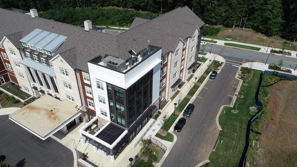 Tribute at Black Hill in Germantown, MD, United States, shines with Trespa® Meteon® cladding! Designed by THW Design, this senior living community combines comfort with sustainability. LEED Silver's certified, it's a beacon of modern senior living 🔗 trespa.com/inspiration/tr…