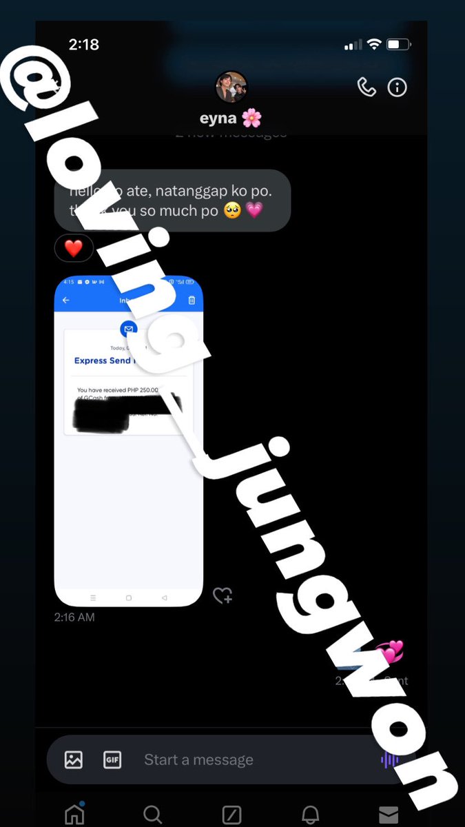 nallij__'s tweet photo. date sent: FEBRUARY 15, 2024

PROOF OF LEGITIMACY: @nana042302 received the 250 PESOS via gcash 💖 

Salamat sa tiwala ~ God bless ! 
#giveawayproof #gaproof #proofoflegitimacy #proof #gcash https://t.co/W6qvYsQK2S