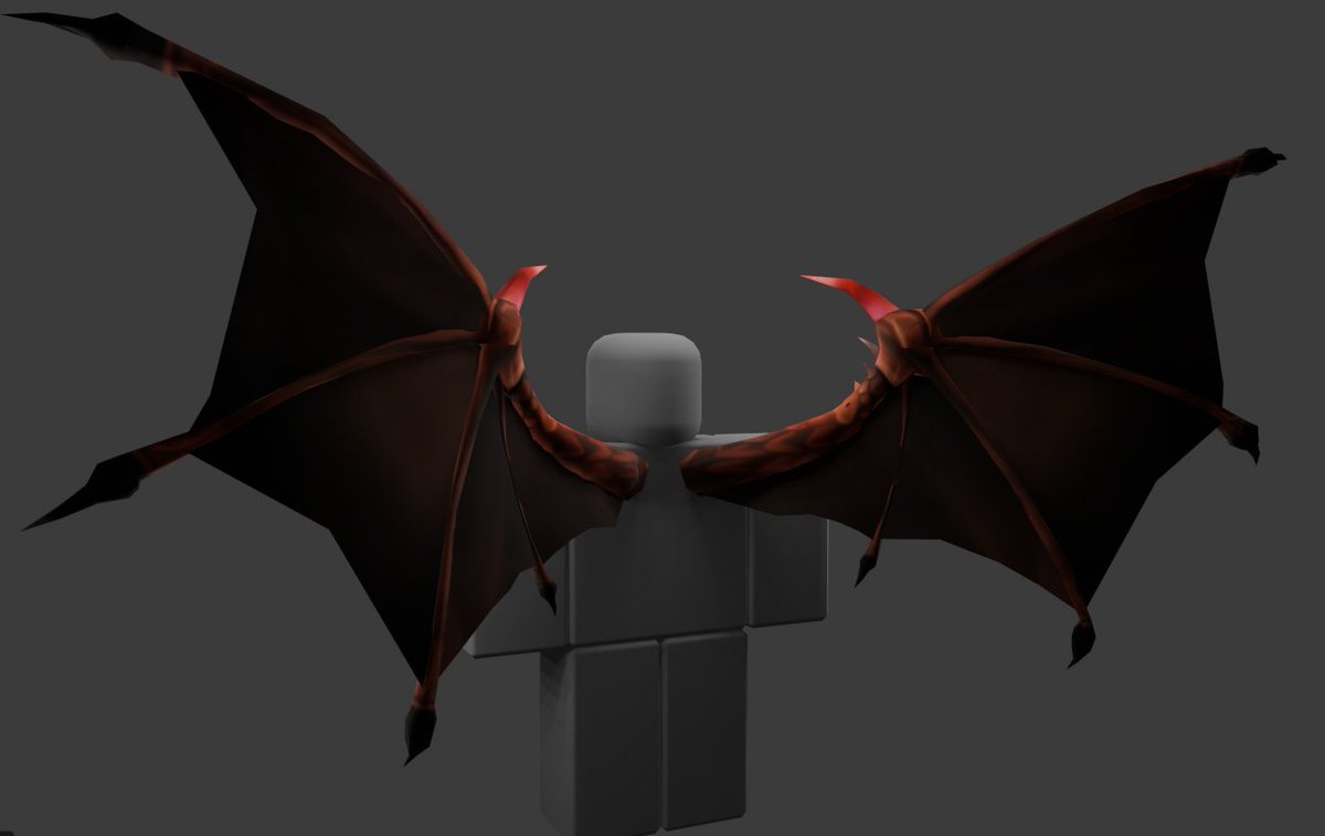Rat66ugc's tweet photo. Imp Lord Wings.
"Long shall be your suffering. Joyous be your pain."
#ROBLOX #RobloxUGC #RobloxUGCLimitedfree #robloxart #robloxdaybreak #RobloxDev #FreeUgc #RobloxUGCfree #robloxmodel #UGC #ugccreators #robloxblender #UGCprogram https://t.co/dH3eTQu7Zd