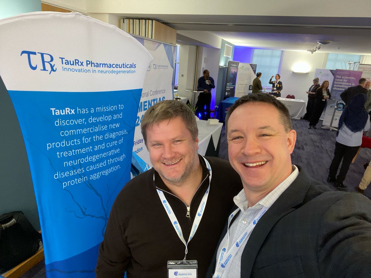 TauRx's tweet photo. A week ago, #TauRx proudly supported a panel presentation at #Dementias2024. Chaired by TauRx’s Head of Advocacy, Jeff LaVaute, the discussion highlighted the need for new ideas and further action to improve the diagnosis journey and management of Alzheimer's. https://t.co/5jAQxAQNnW