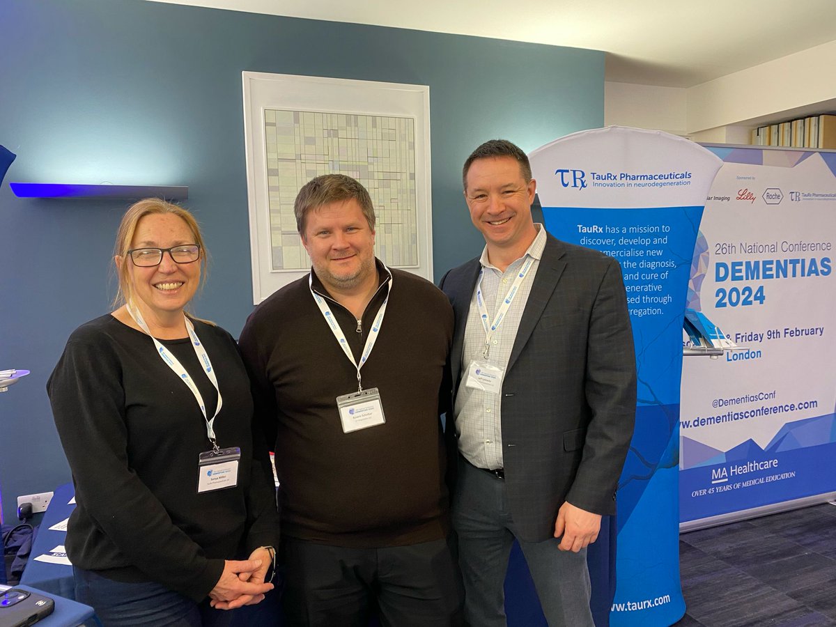 TauRx's tweet photo. A week ago, #TauRx proudly supported a panel presentation at #Dementias2024. Chaired by TauRx’s Head of Advocacy, Jeff LaVaute, the discussion highlighted the need for new ideas and further action to improve the diagnosis journey and management of Alzheimer's. https://t.co/5jAQxAQNnW