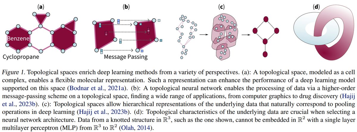 We position #TopologicalDeepLearning as an exciting research frontier, unveil open problems with a potential to transform #AI /  #ML landscape, especially for irregular domains. I warmly invite the research community to join our quest: arxiv.org/abs/2402.08871.