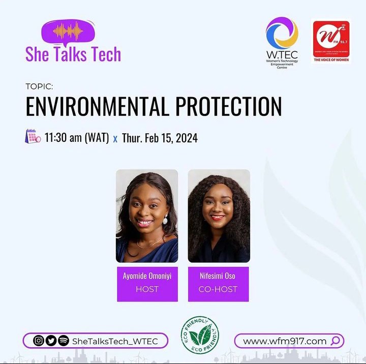 wfm917's tweet photo. SHE TALKS TECH! Thursdays 11:30am
Hosted by the amazing @ayomi_omoniyi and @nifey_oso.
@wteconline
Live stream: 07000 917 917
SMS: 07031 756 537
Livestream: https://t.co/UriTlCyQ8B
#SheTalksTech #RadioShow #EmpoweringGirls #techradio #WFM917 #wfm #womenradio #lagos https://t.co/VdpppEg5HX