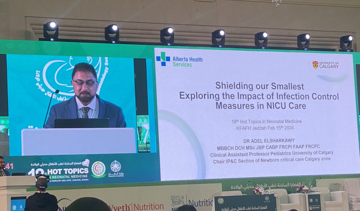 Dr_RaniaAljeaid's tweet photo. Shielding our Smallest: Exploring the Impact of Infection Control Measures in NICU Care
By Prof. Adel Elsharkawy
@KFAFHneo
#HotTopics18 https://t.co/TLKWv9pnHl