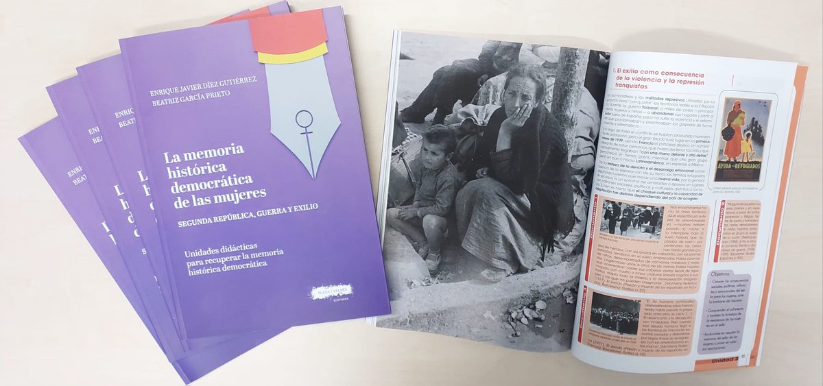 Nuevo libro <a href="/unileon/">Universidad de León</a> aborda "La Memoria Histórica Democrática de las Mujeres" La obra de <a href="/EnriqueJDiez/">EnriqueDíezGutiérrez  🔻</a> y Beatriz García publicado por <a href="/plazayvaldes/">Plaza y Valdés Editores</a> es el 3 volumen de una tetralogía tras 'La asignatura pendiente' y 'La historia silenciada' 
Ya en librerías
ileon.eldiario.es/guerra-civil/l…