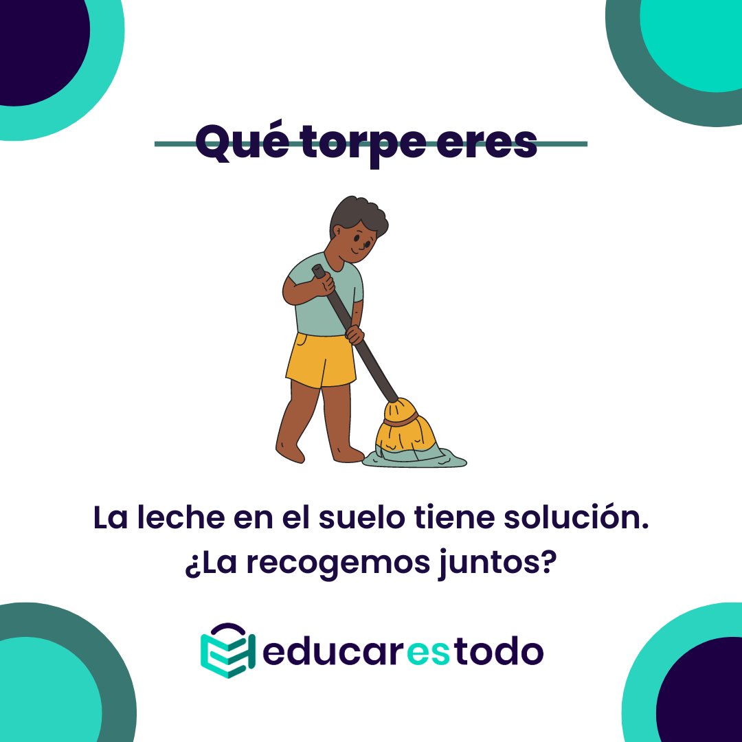 En muchas ocasiones no tenemos la misma vara de medir cuando hablamos de niños que cuando hablamos de adultos
#frasetachada #error #adulto #niño #hijos #padres #madres #familia #educar #educarestodo #educacion #reflexion #tolerancia #respeto #autoestima #autoconcepto #etiqueta