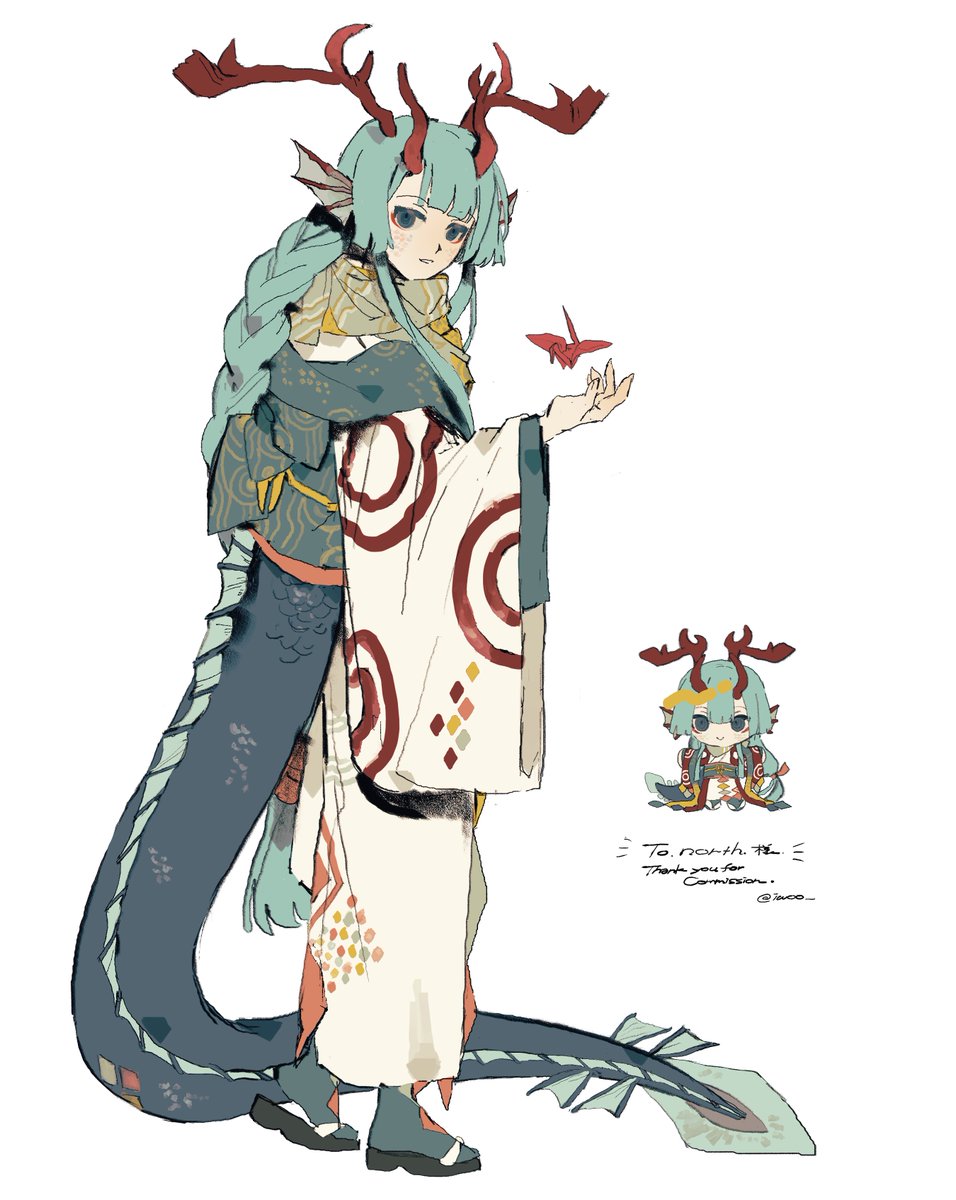 skebありがとうございました〜〜🐉🤍