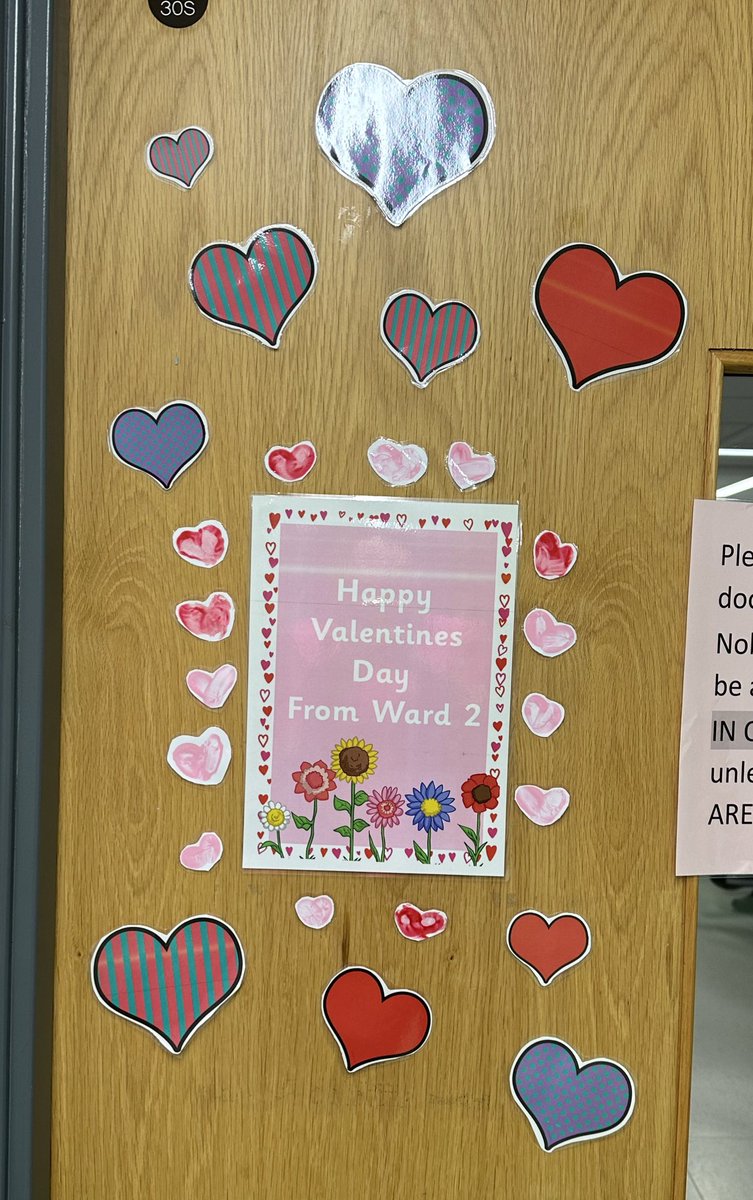 Love was all around yesterday on Ward 2! Our patients and I sparked our creative flow with finger painting to create the small hearts in the middle, to spread love and happiness across our ward 🩷🤍